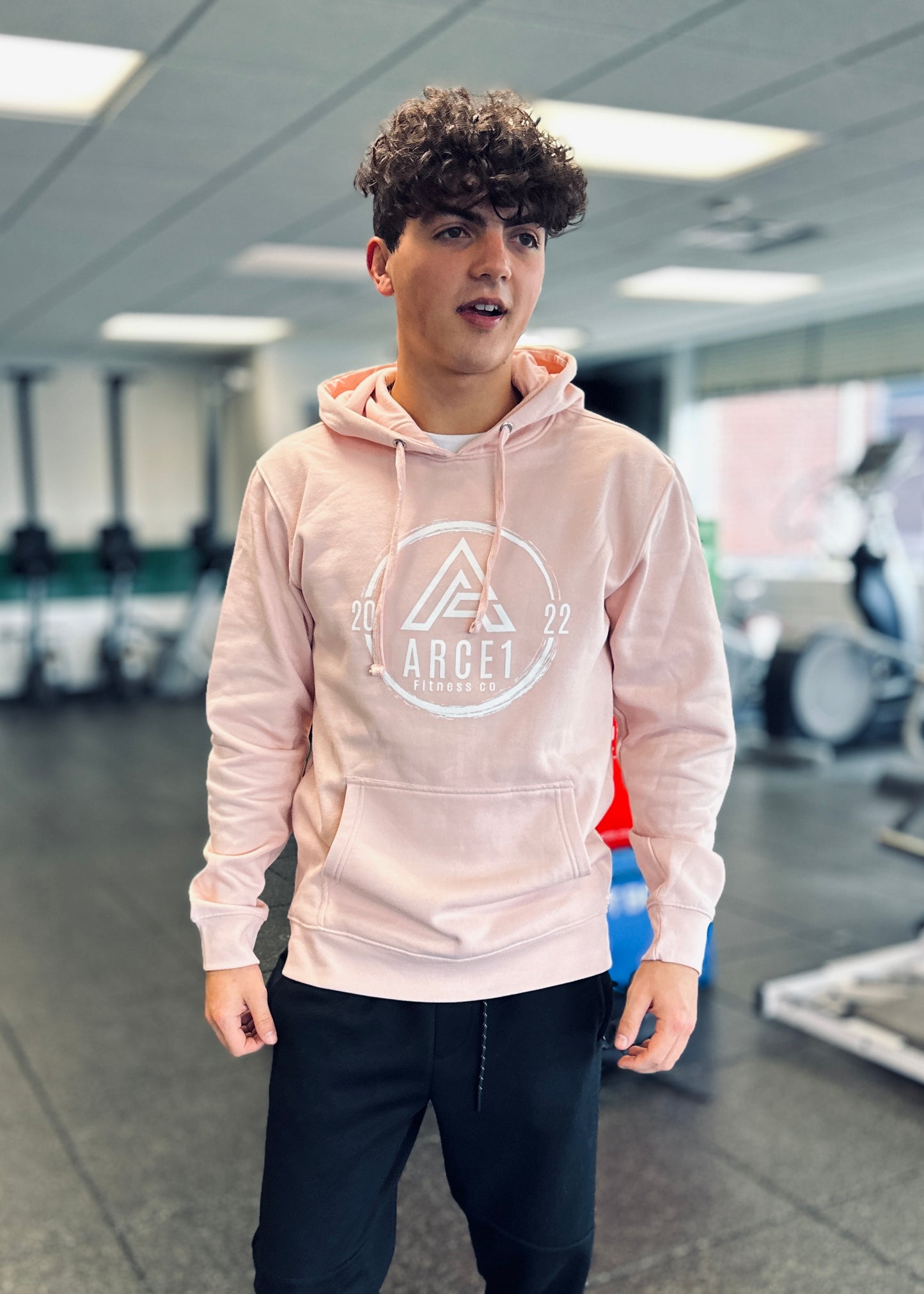 Full Logo Premium Hoodie - Pink