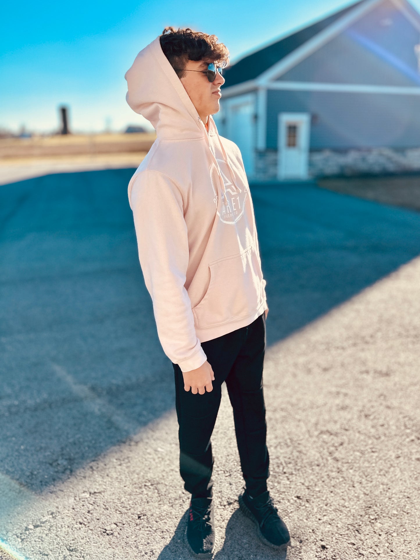 Full Logo Premium Hoodie - Pink