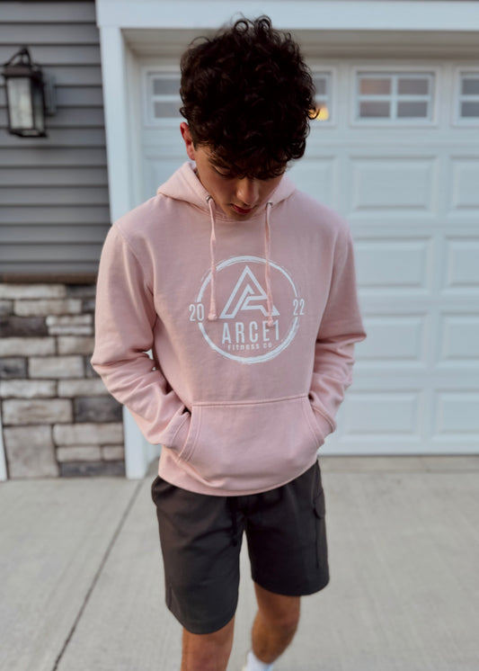 Full Logo Premium Hoodie - Pink